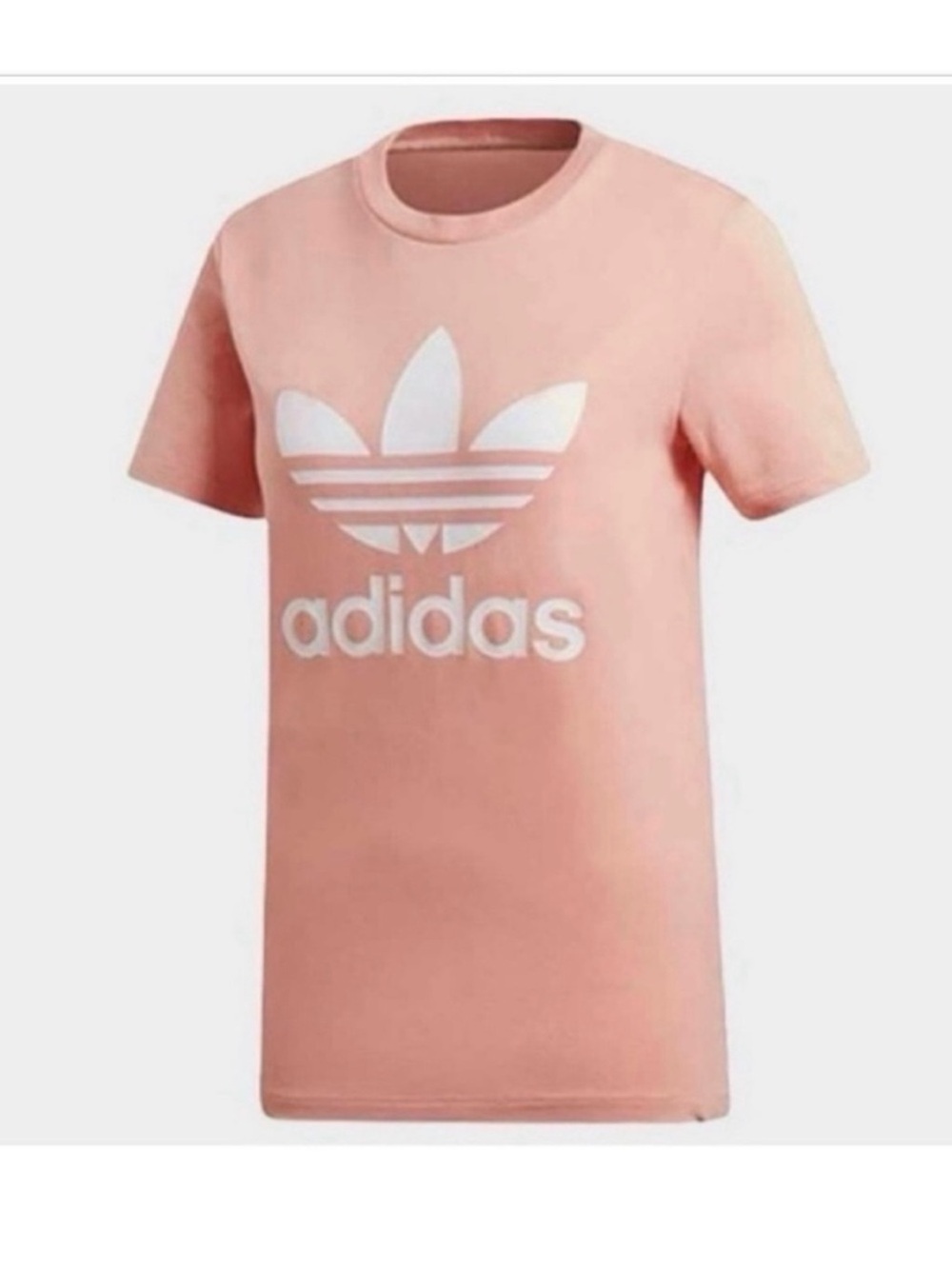 NWOT-Adidas Trefoil Graphic Logo- Blush
Cotton T-shirt. Size: small